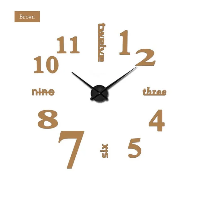 2019 Living Home Decorate DIY Wall Clock