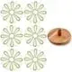7 Piece Heat Resistant Silicone Placemats & Coasters