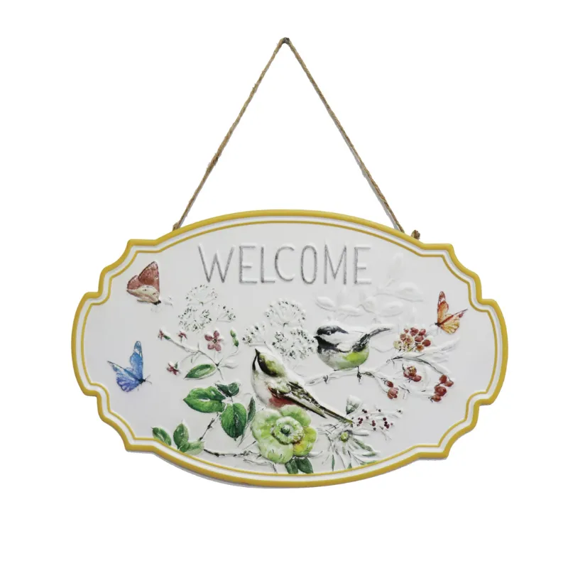 Bird Welcome Sign