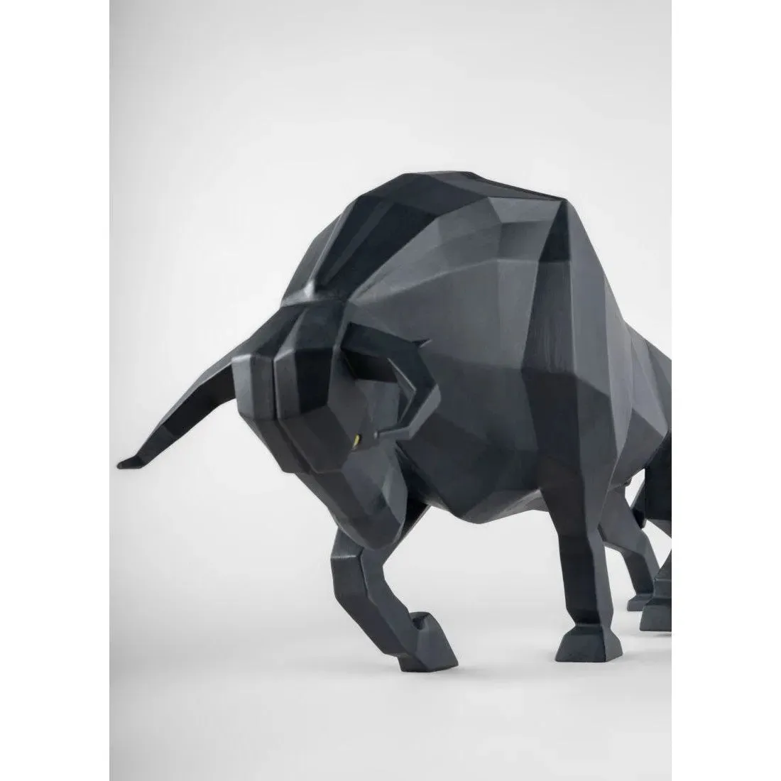 Bull Sculpture - Black Matte (Lladro Special Order)