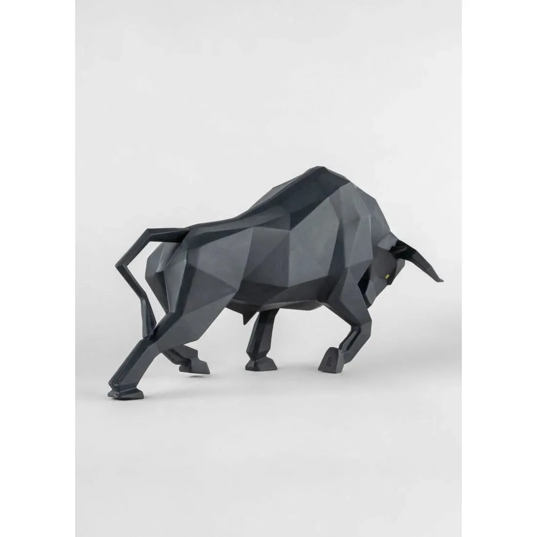 Bull Sculpture - Black Matte (Lladro Special Order)