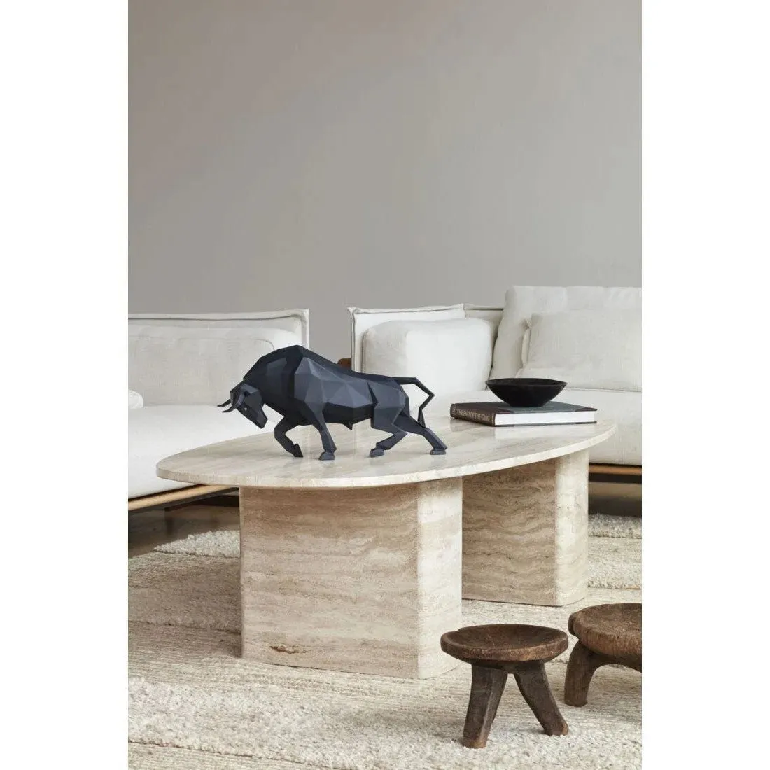 Bull Sculpture - Black Matte (Lladro Special Order)
