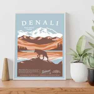 Denali National Park - 12x16 Poster