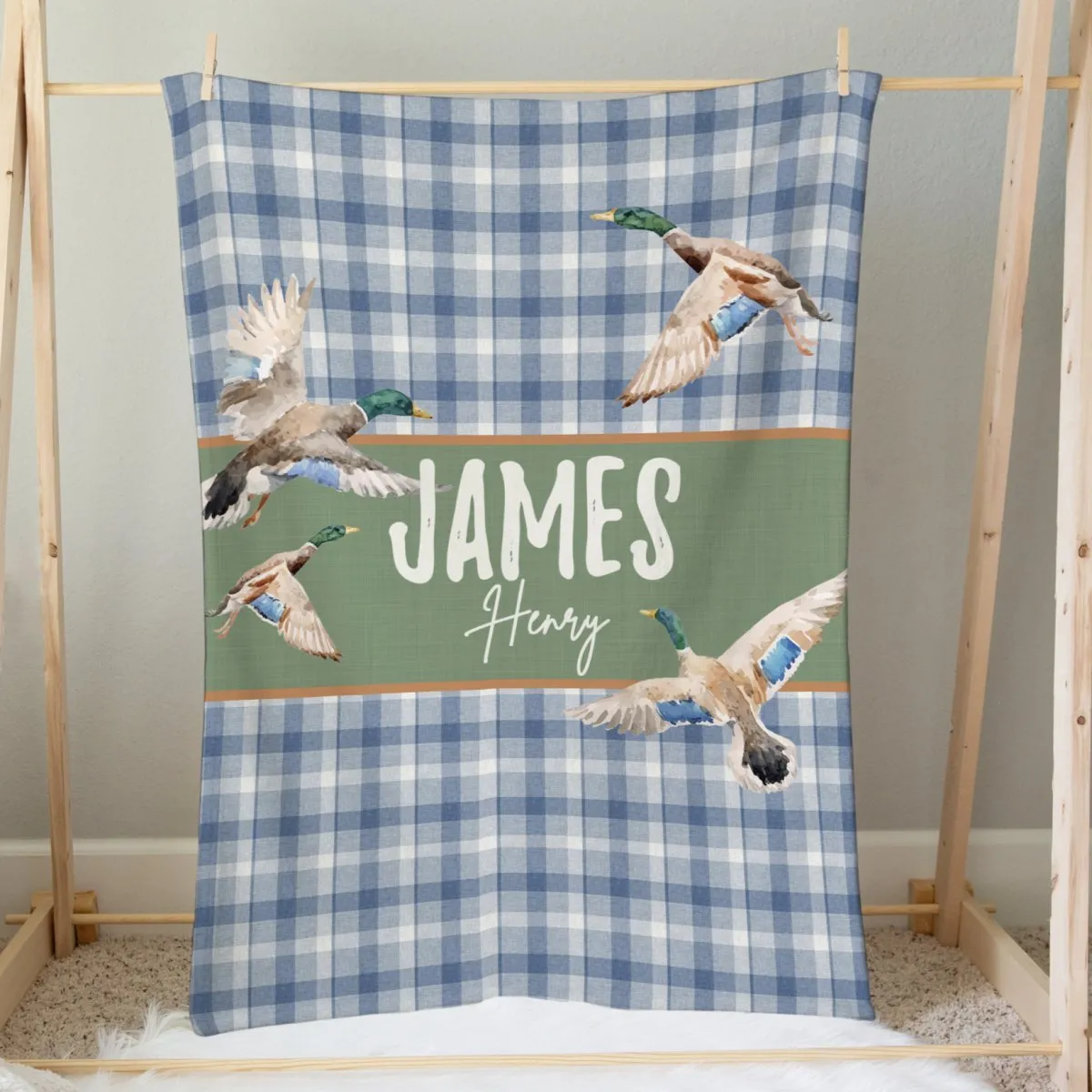 Duck Hunting Nursery Starter Crib Bedding Set