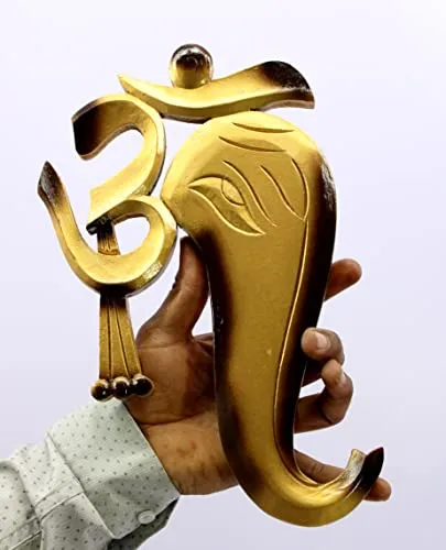 eSplanade Ganesha Ganesh Wall Door Hanging 11.5" Inches Golden