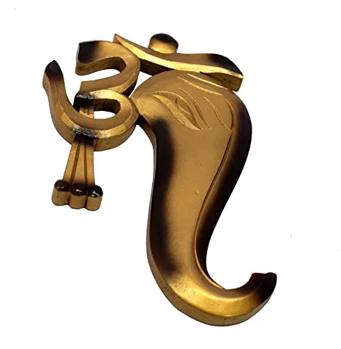 eSplanade Ganesha Ganesh Wall Door Hanging 11.5" Inches Golden
