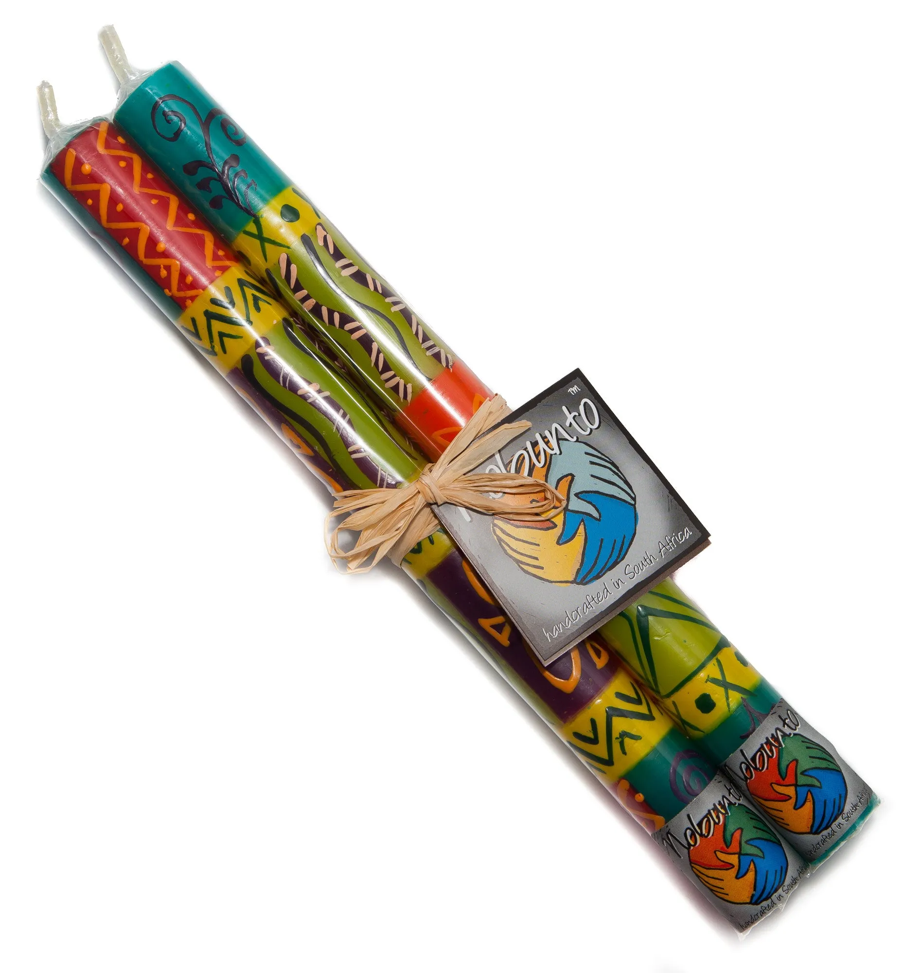 Hand-painted Dinner Candles (Set of 2)