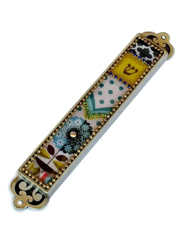 Handcrafted Autumn Mezuzah