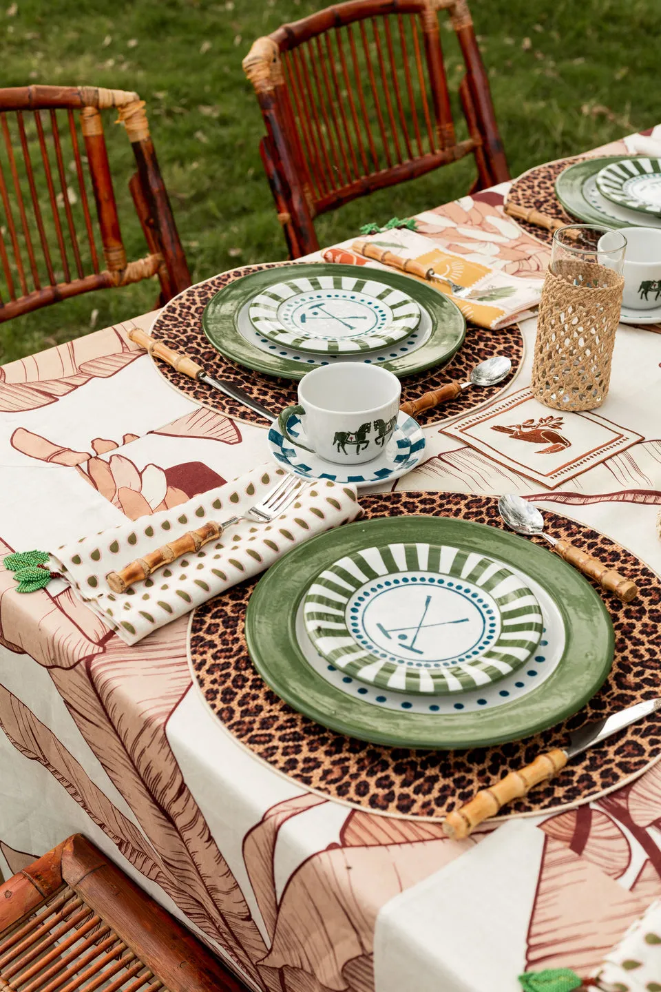 Herradura Dinner Plate / Green