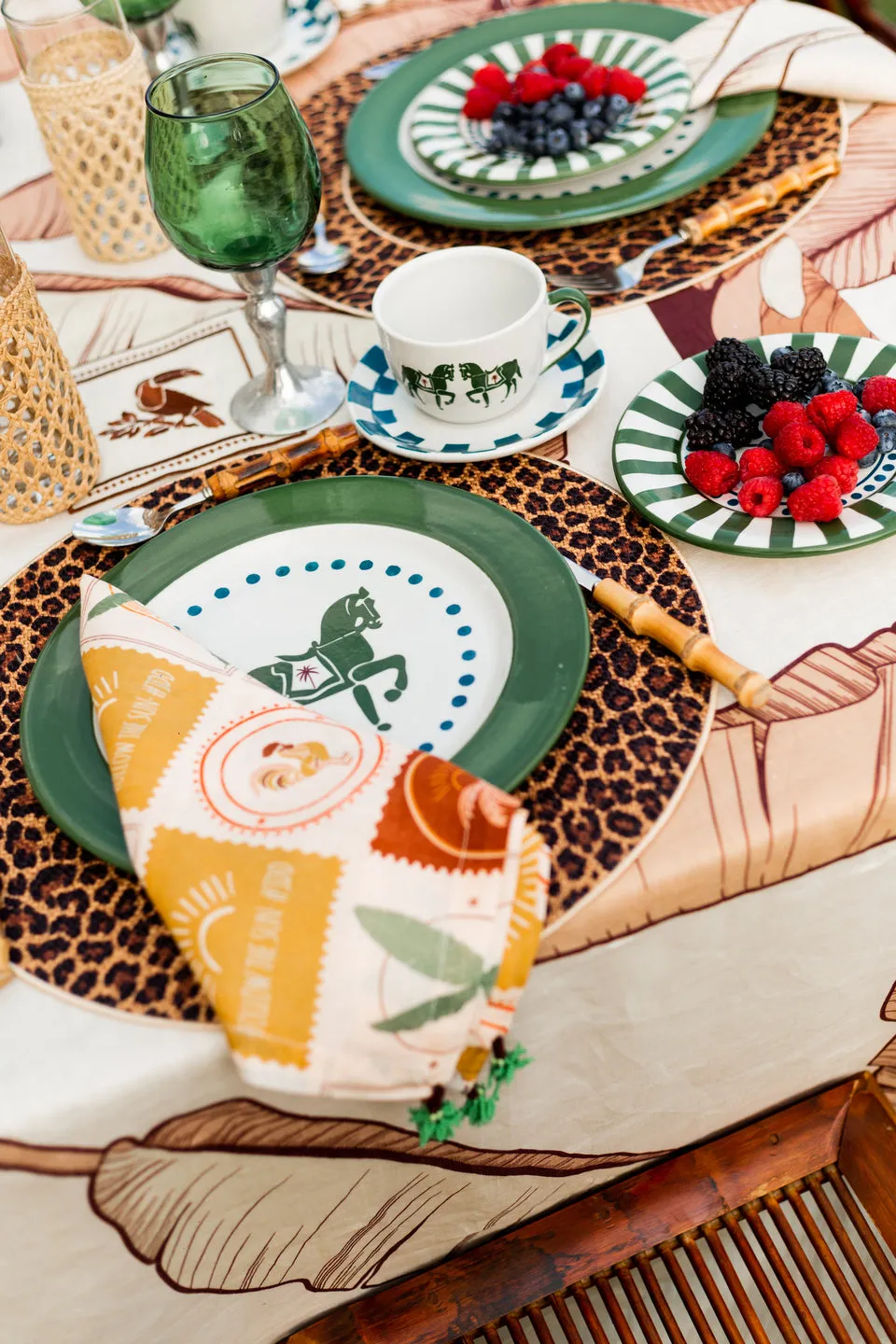 Herradura Dinner Plate / Green