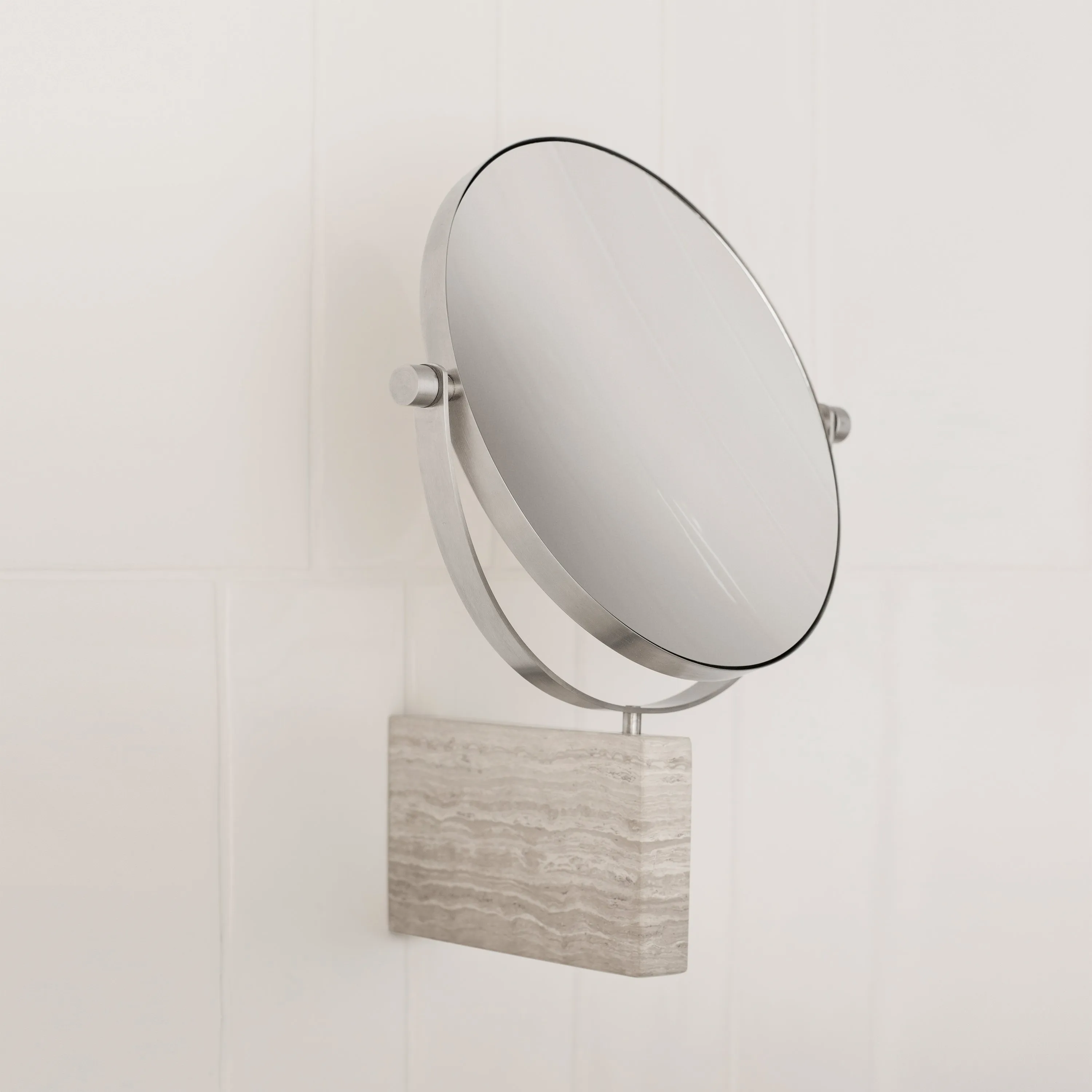 Lamura Wall Mounted Marble Vanity Mirror
