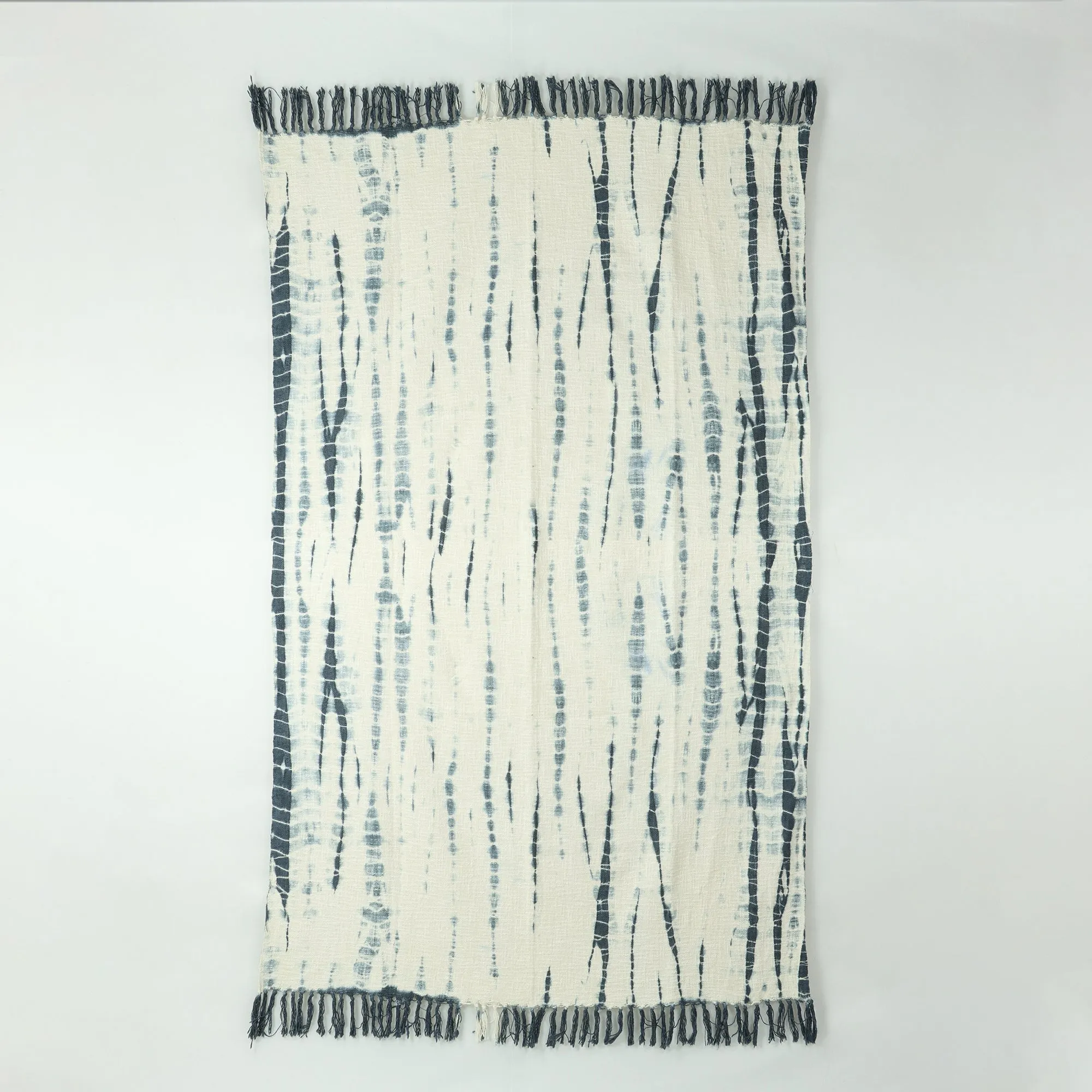 Luxury Cream Tie Dye Sofa Throws For Home Decor