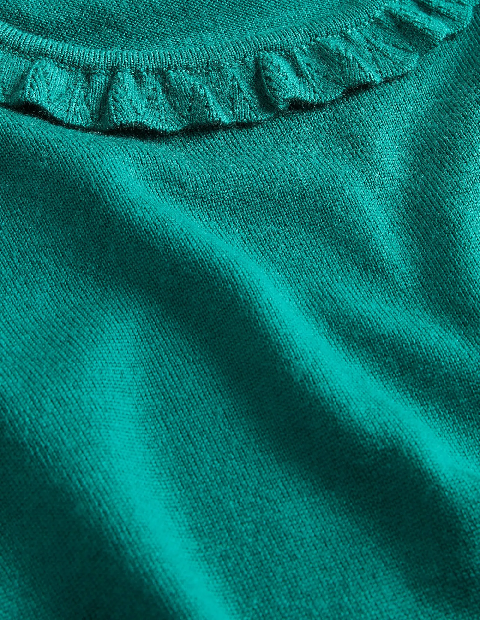 Merino Knitted Tank Top-Trekking Green