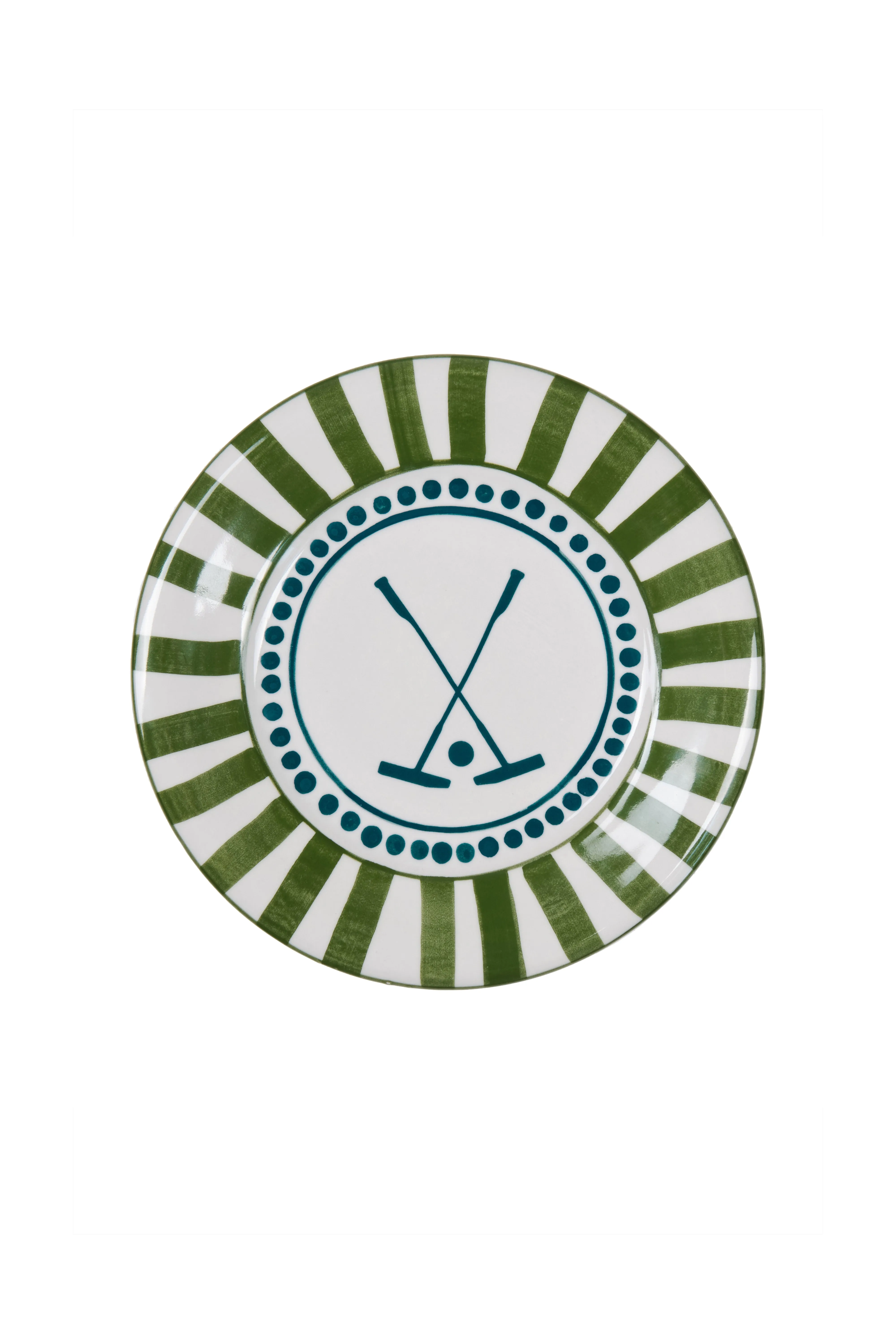 Polo Salad Plate / Green
