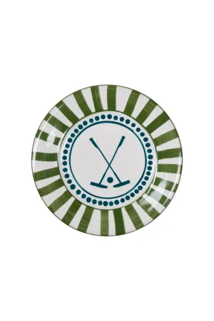 Polo Salad Plate / Green