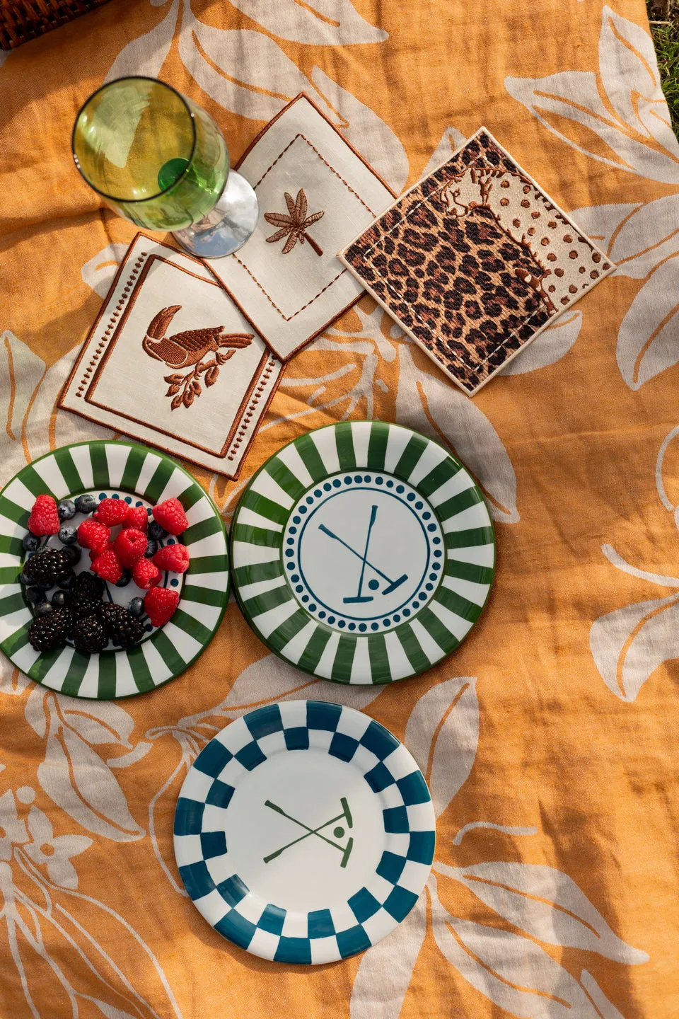 Polo Salad Plate / Green