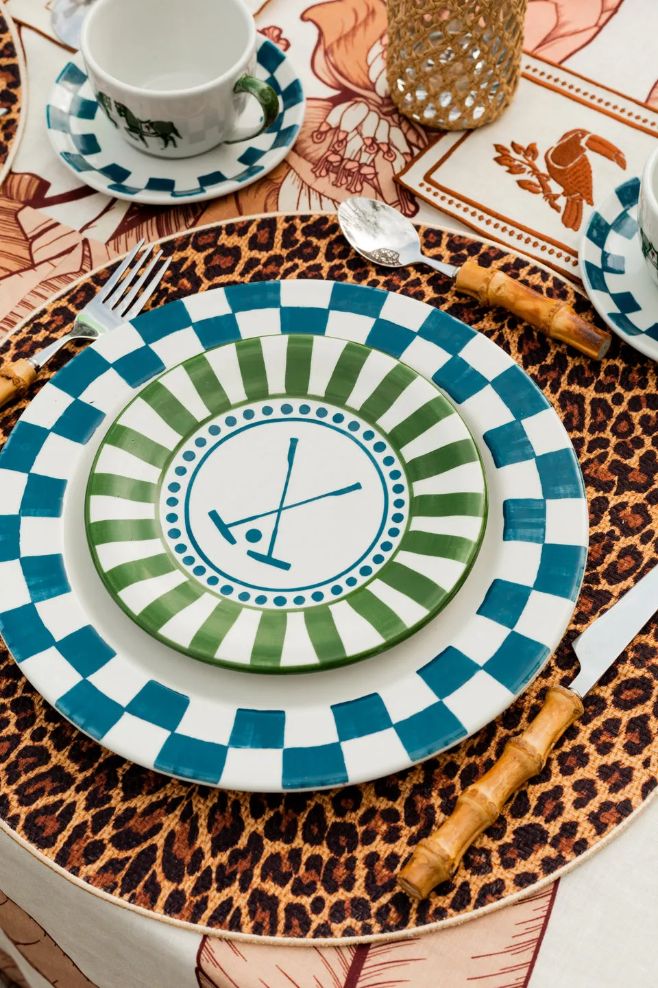 Polo Salad Plate / Green