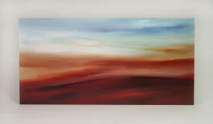 Red Rock Sunrise Metal print