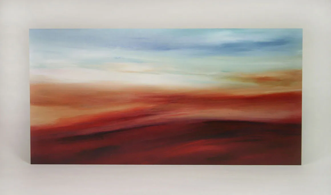 Red Rock Sunrise Metal print