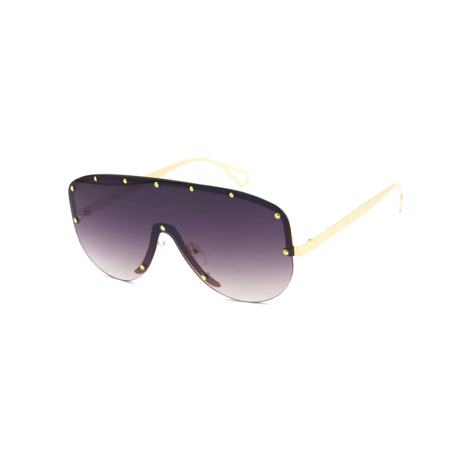 Round Shield Frame Sunglasses