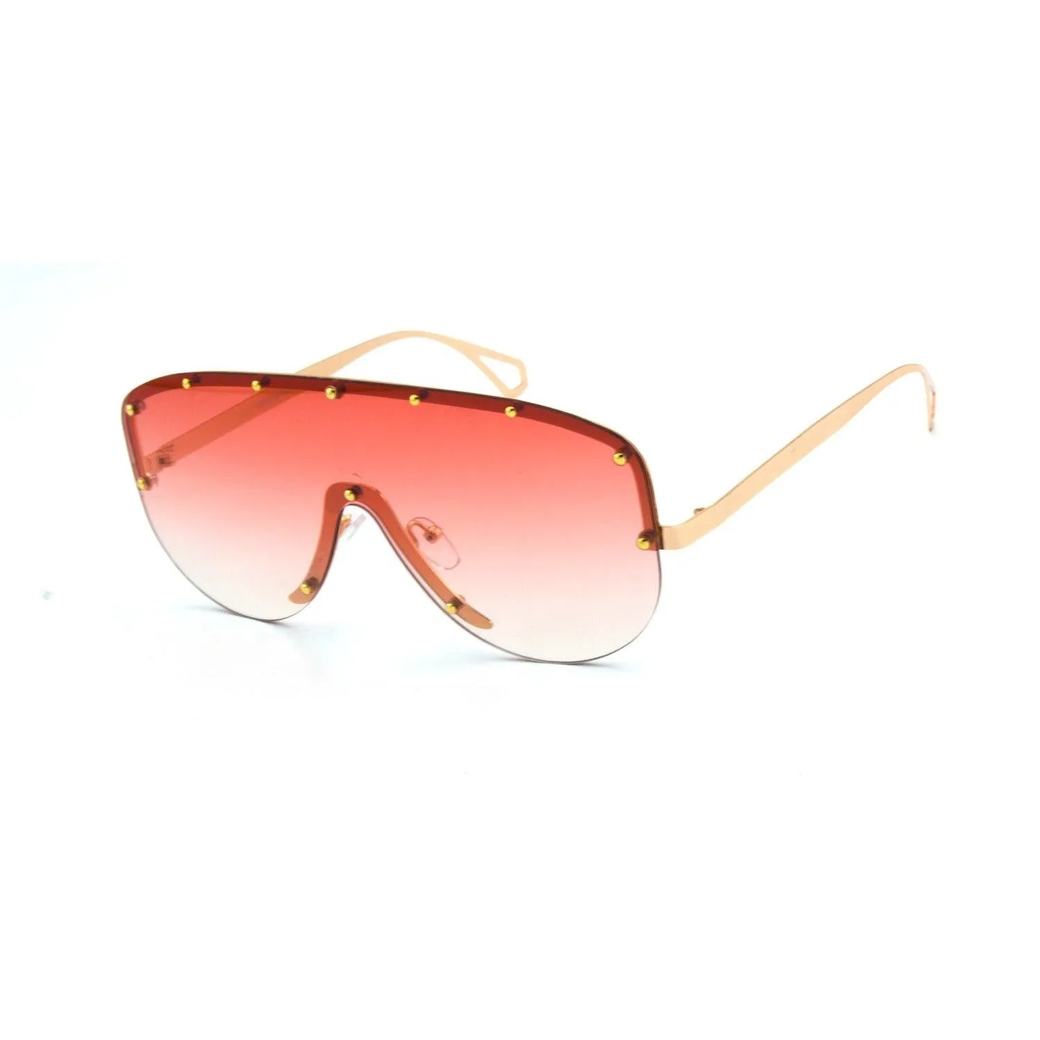 Round Shield Frame Sunglasses