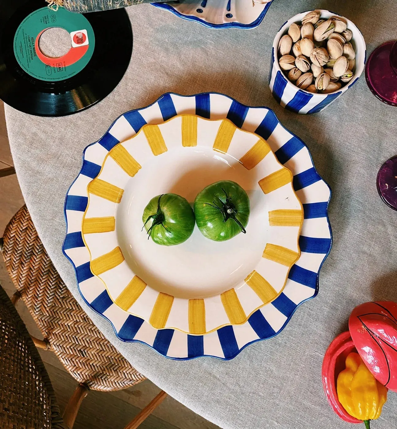 Scalloped Dinner Plate