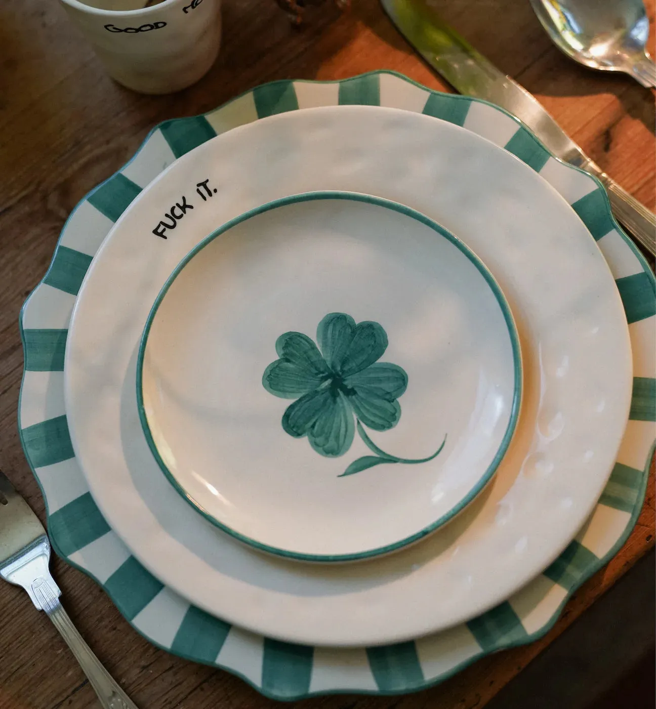 Scalloped Dinner Plate