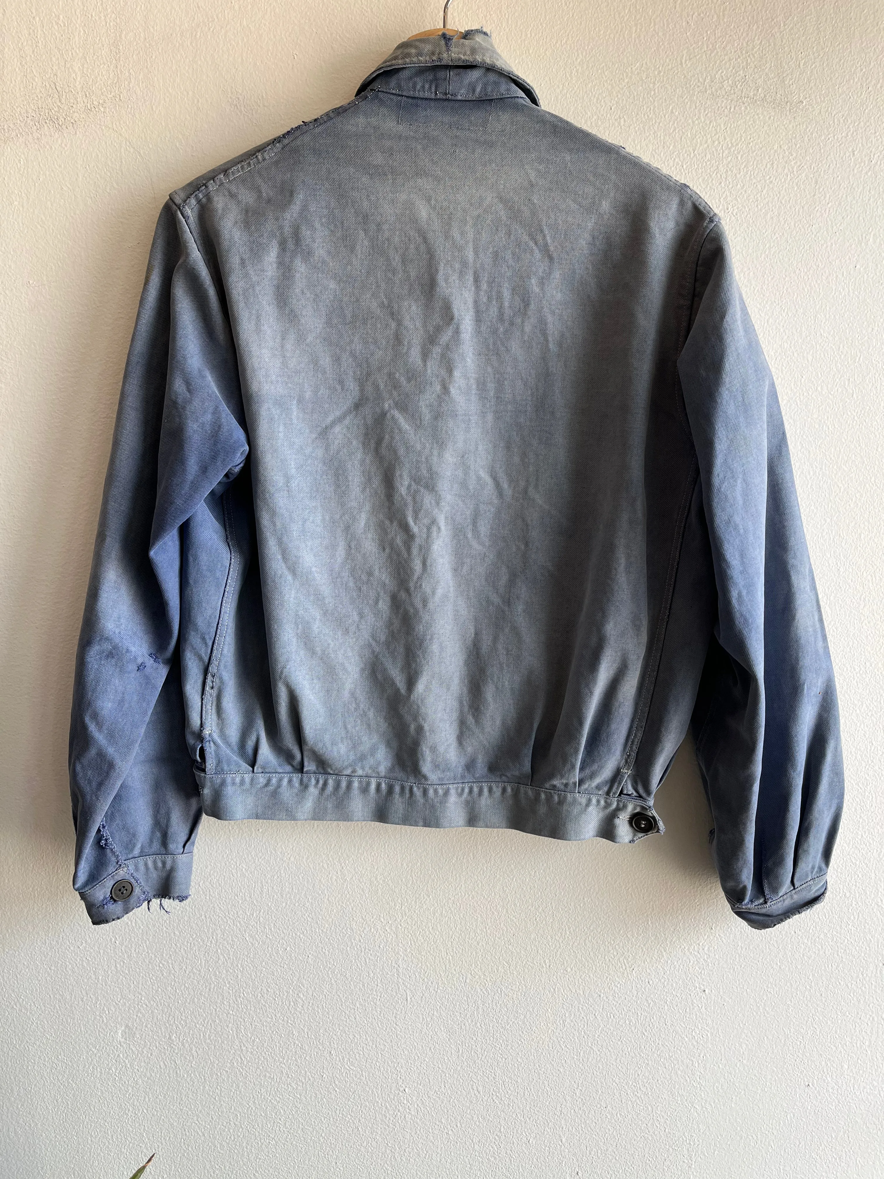 Vintage 1940/50s French Cyclist Moleskin Jacket